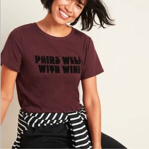 NWT Old Navy Graphic Crew Neck